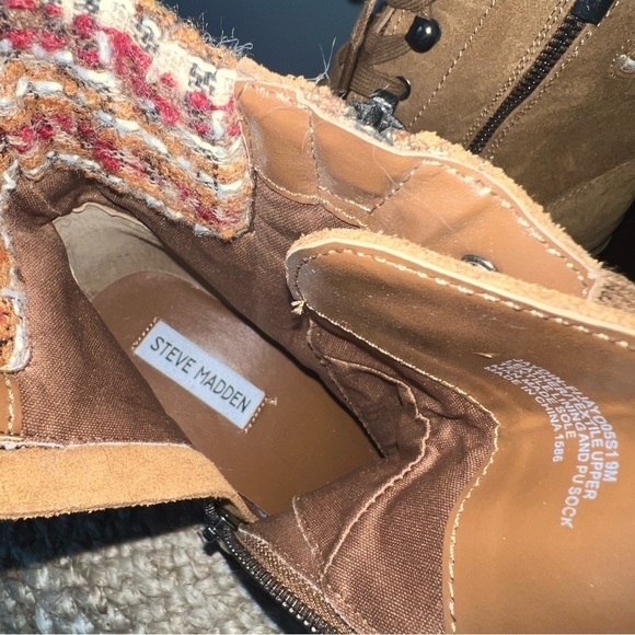 Steve Madden Jaydin-F Lace Up Ankle Boots - Picture 7 of 10